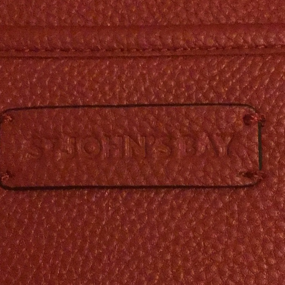 NWT St.John Bay Ruby Red SJB Norwich Crossbody Shoulder Bag - Picture 4 of 5